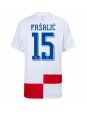 Kroatia Mario Pasalic #15 Hjemmedrakt EM 2024 Korte ermer